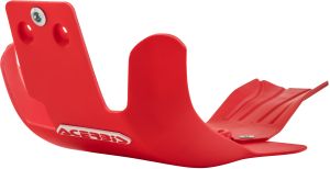 Acerbis Skid Plate w/Linkage Guard - Red